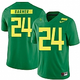 Oregon Ducks 24 Kenjon Barner Apple Green Nike College Football Jersey Dzhi,baseball caps,new era cap wholesale,wholesale hats